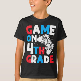Game On 4:e klass mamma till födelsedagsgrabben Ga T Shirt