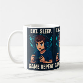 Game On! – Anime Gamer Poster with Glowing Control Kaffemugg