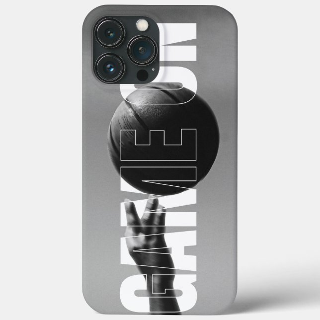 'Game On' Basketboll Sportig Estetik iPhone 13  (Baksida)