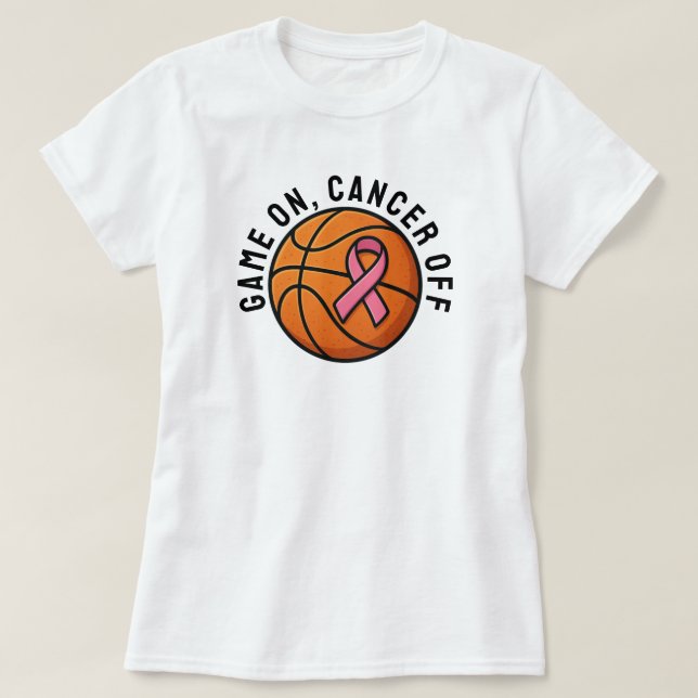 Game On, Cancer Off T Shirt (Design framsida)