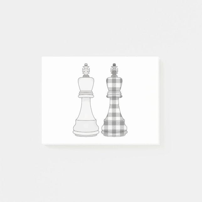 Game On Chess Post-it Block (Framsida)