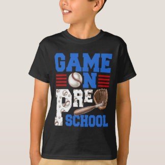 Game On Förskola Pojke Säljer Ck Till Skolan T Shirt
