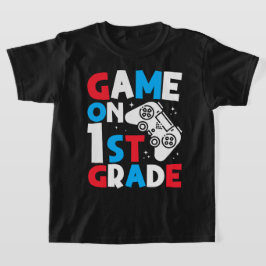 Game On Första Klass 1:a Klass Åter Till Skolan Ro T Shirt