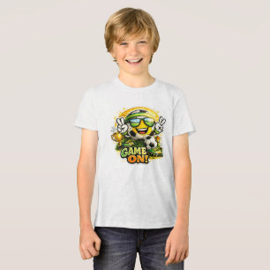 Game On Fotbollsmaskot Splash T Shirt