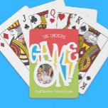 Game ON! Fotoljud och färgämnen för familjen<br><div class="desc">Den här snygga fotodesignen är i lysande primärt färg och innehåller texten "GAME ON!"! Det finns både variationer i denna design och samordnade produkter i vår butik, zazzle.com/store/doodlelulu. Kontakta oss om du behöver den här designen för en specifik produkt för att skapa ditt eget unika matchande objekt! Tack så mycket...</div>