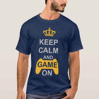 Game On Keep Calm retro T Shirt