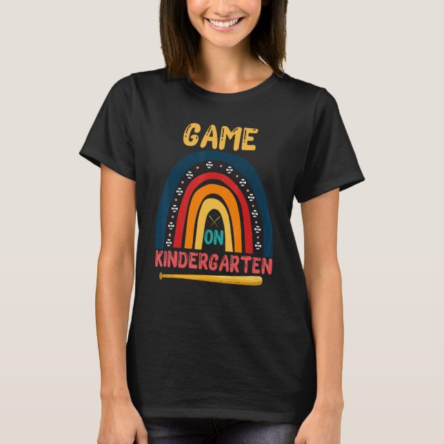 Game On Kindergarten Welcome Back to School T Shirt (Framsida)