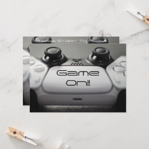 "Game ON!!" PlayStation-fest Inbjudningar