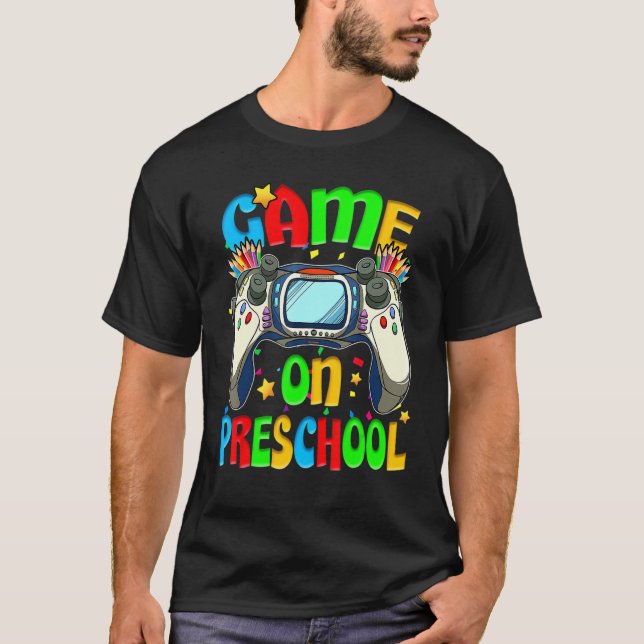 Game On Preschool Back To School Preschool Level U T Shirt (Framsida)