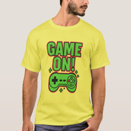 Game On! – Retro Gaming Art T Shirt