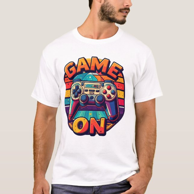 Game On T Shirt (Framsida)