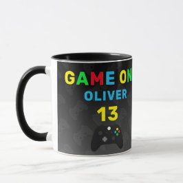 Game On Video Controller Gaming Födelsedag Mugg