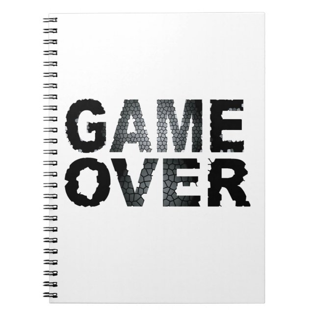 GAME OVER ANTECKNINGSBOK (Framsidan)
