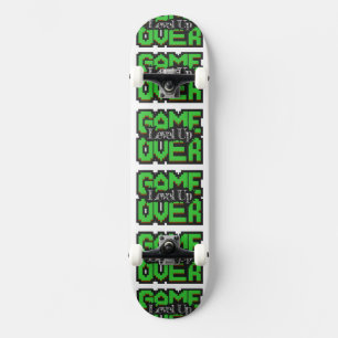 Game Over: Återuppliva Klassiska Spel & Level Up D Mini Skateboard Bräda 18,5 Cm