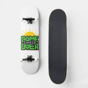 Game Over, Återuppliva retrospel med, nivå upp Mini Skateboard Bräda 18,5 Cm