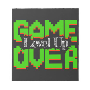 Game Over, Återuppliva Retrospel och Level Up Anteckningsblock