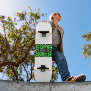 Game Over, Återuppliva Vintageklassiker och Level Mini Skateboard Bräda 18,5 Cm