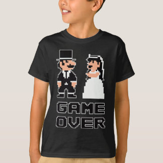 Game over Bachelor Party Bröllop Groomsman Humor G T Shirt