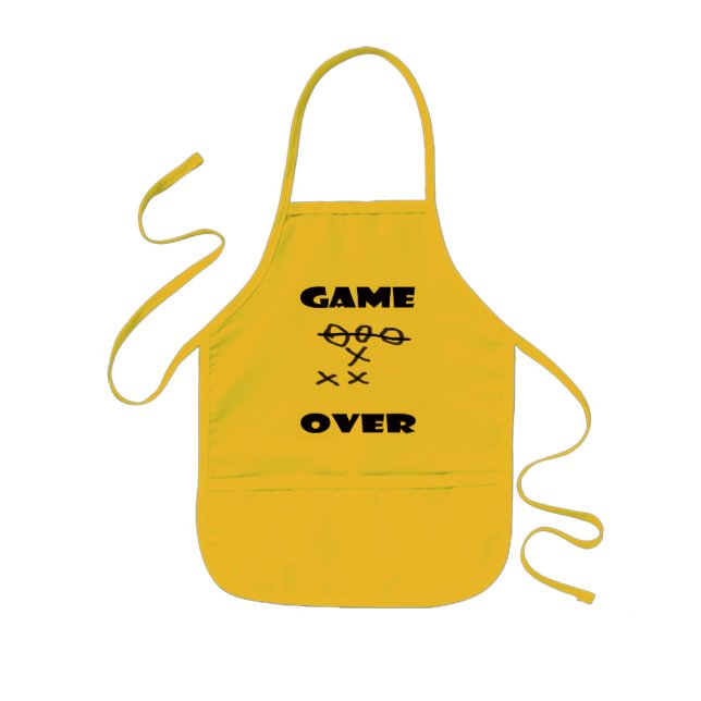 GAME OVER BARNFÖRKLÄDE (Framsidan)