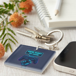 Game over? Försök igen! Futuristiska Gamer Acrylic