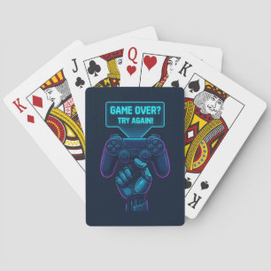 Game over? Försök igen! Spelare för futuristiska Casinokort