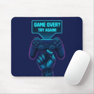 Game over? Försök igen! - Spelare för Futuristiska Musmatta
