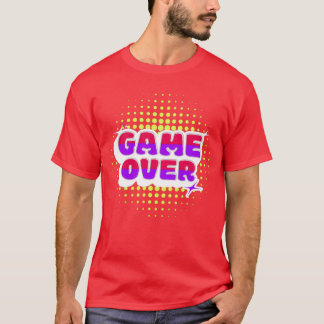 GAME ÖVER GAME LOVERSHIRT-vän T Shirt