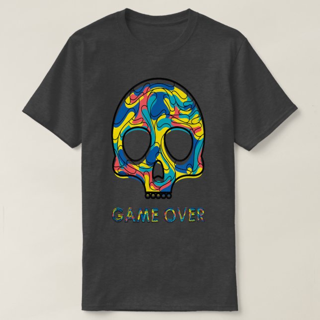 Game Over  Games loves  T Shirt (Design framsida)