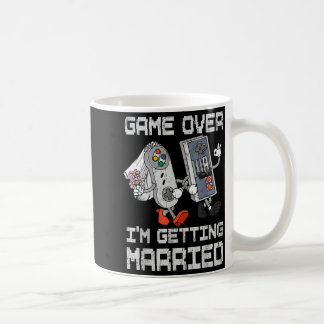 Game over giftar sig datorspelsbrudgum möhippa kaffemugg