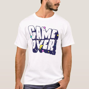 Game Over Grafik T-Shirt – Retro Gamer Tee