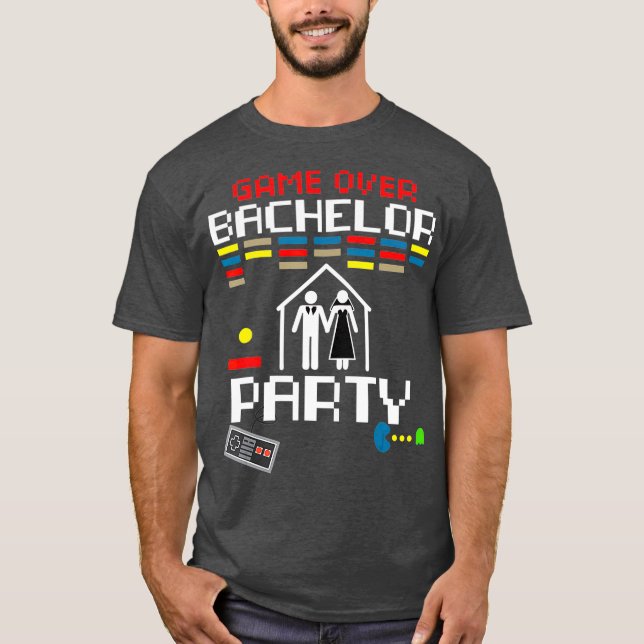 Game Over Groom   Getting Married Tee (Framsida)