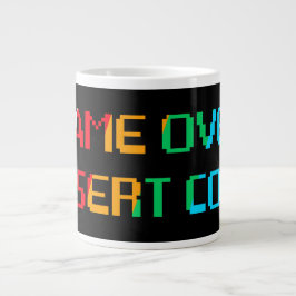 Game Over Insert Coin Jumbo Mugg