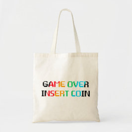 Game Over Insert Coin Tygkasse