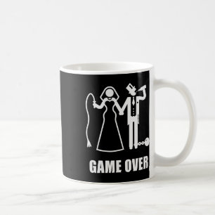 Game Over (jga Brud Och Brudgum Ny Pisköl W) Kaffemugg