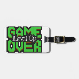 Game Over, Level Up: Pixelad Retro Spelvärld Bagagebricka