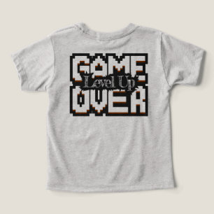 Game Over, Level Up: Pixelad retrospelsvärld T Shirt