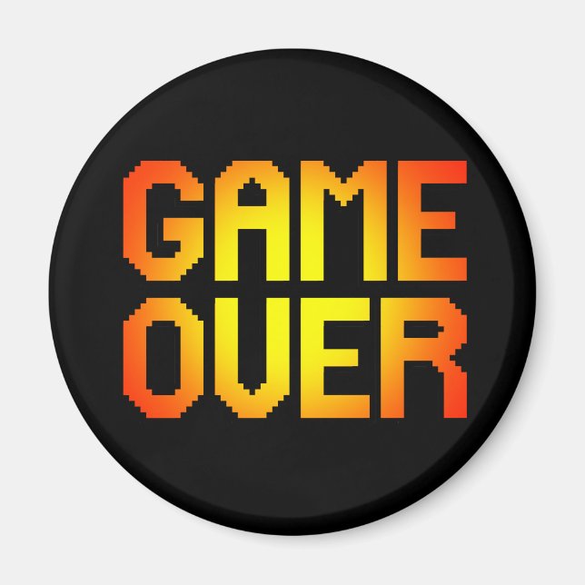 GAME OVER MAGNET (Framsidan)