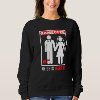Game over  make man brudgum svensexa t shirt
