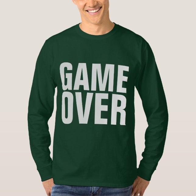 GAME OVER MANS ENGAGEMANG T-Shirts (Framsida)