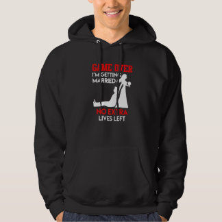 Game over  möhippa brudgum bröllop hoodie
