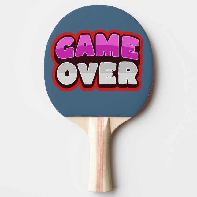 GAME OVER Pingis Paddle (Framsidan)