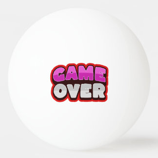 GAME OVER Pingisbollar