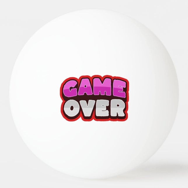 GAME OVER Pingisbollar (Framsidan)