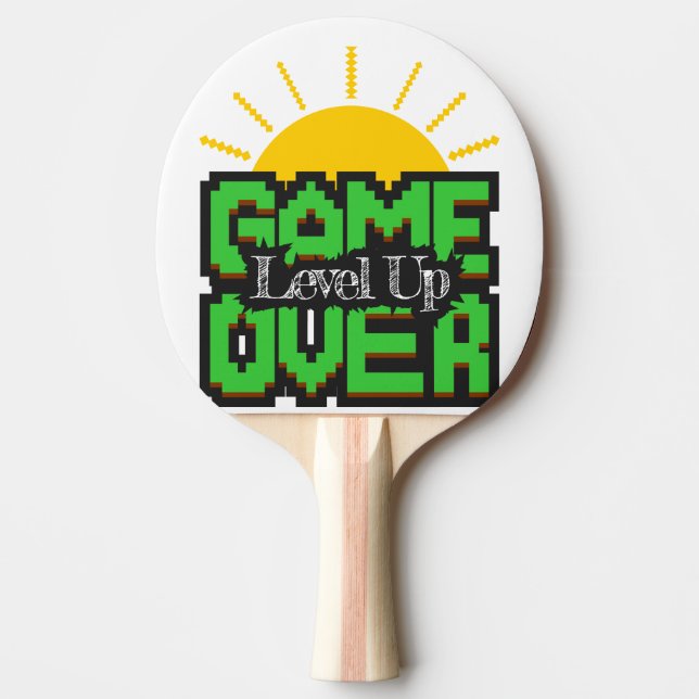 Game Over, Revive retro games with, level up Pingisracket (Framsidan)