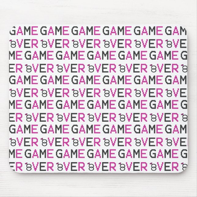 Game over ring bröllop musmatta (Framsidan)