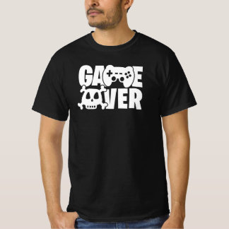 Game Over Roligt Citat för Spelare T Shirt