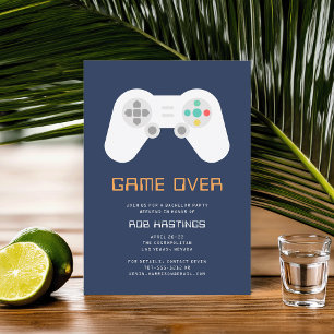 Game Over Speltema Sventilt Inbjudningar