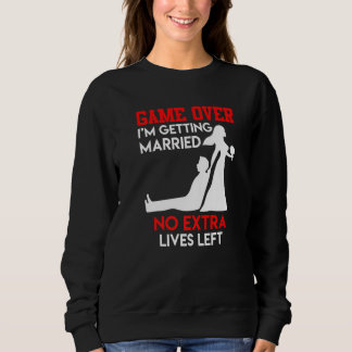 Game over  svensexa brudgum bröllop t shirt