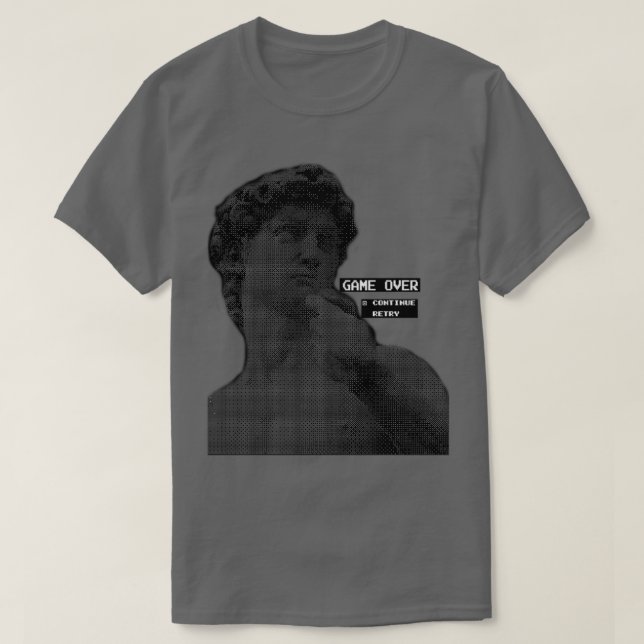 Game Over T Shirt (Design framsida)