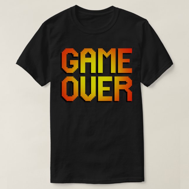 GAME OVER T-SHIRT (Design framsida)